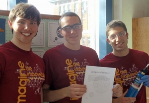 Catalytic Cracking won third place in the Real World category at Engineering Open House