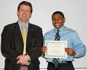 Cornelius E. Lawson receives the John W. Latchum, Jr. Award 