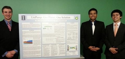 (left to right) Michael Richards, Akash Moradia, and Nicholas Connolly