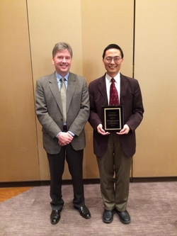 Professor Huimin Zhao is the recipient of the 2014 Elmer L. Gaden Jr. Award.
