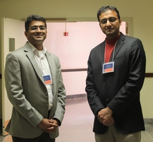 (From left to right): Dr. Amit Kulkarni and Dr. Rahul Keswani. Photo by Qilong Huang