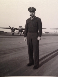 Sant'Angelo at Chanute Air Force Base, Rantoul. He was the base photographer.