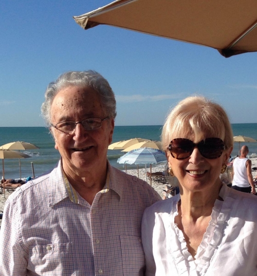 Sant'Angelo and his wife Cecile in Naples, Fla.