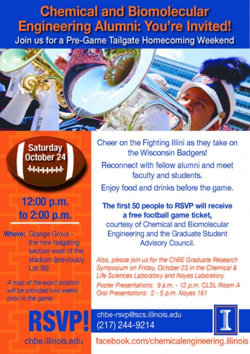 Chemical and Biomolecular Engineering 2015 Homecoming Tailgate