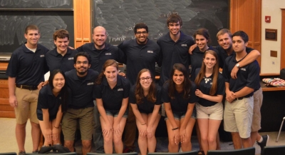 2015-2016 officers with the University of Illinois AIChE Chapter.