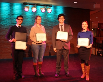 Vahid Mirshafiee (tied for second place), Robin Holland (People's Choice), Marc Ryan Gancayco (tied for second), Ipek Tasan (first)