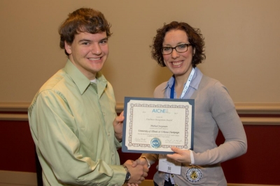 Illinois Chemical and Biomolecular Engineering student Michael Jorgensen
