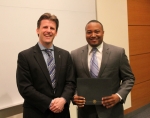 Dr.â€…Paulâ€…Kenisâ€…andâ€…Brandonâ€…Rodgers,â€…recipientâ€…ofâ€…theâ€…Franklinâ€…A.â€…Boyleâ€…Scholarship.