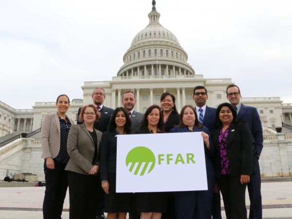 Back row (left to right): Markita Landry, Benjamin Reading (2016), Sotirios Archontoulis, Mary Jamieson (2016), Diwakar Shukla, Jonas King Front row (left to right): Crystal Levesque (2016), Maya Vadiveloo, Hannah Holscher, Lisa Tiemann (2016), and Mary Anne Amalaradjou