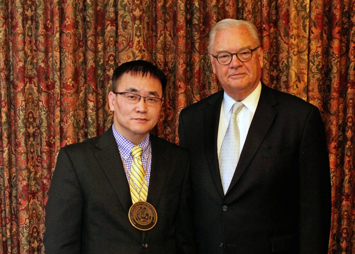 Professors Hong Yang and Richard Alkire