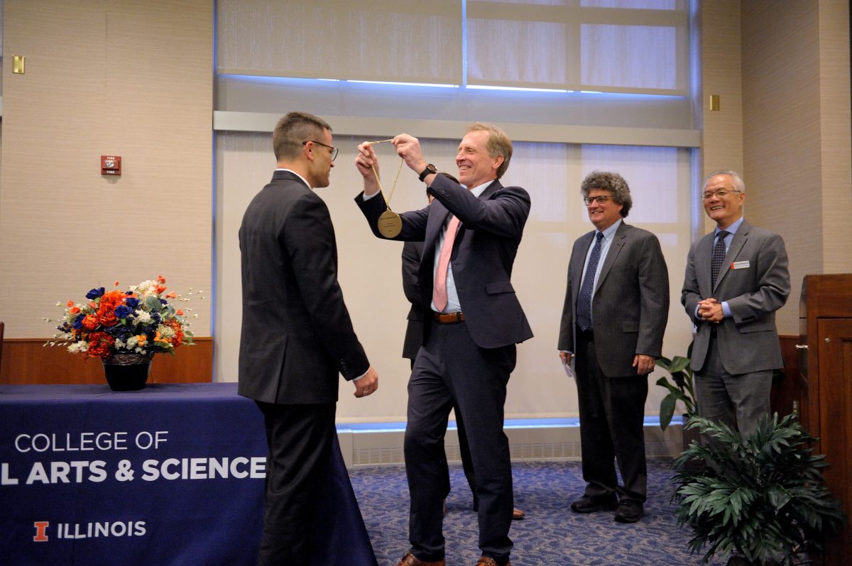 Professor Peters at his investiture in December 2019.