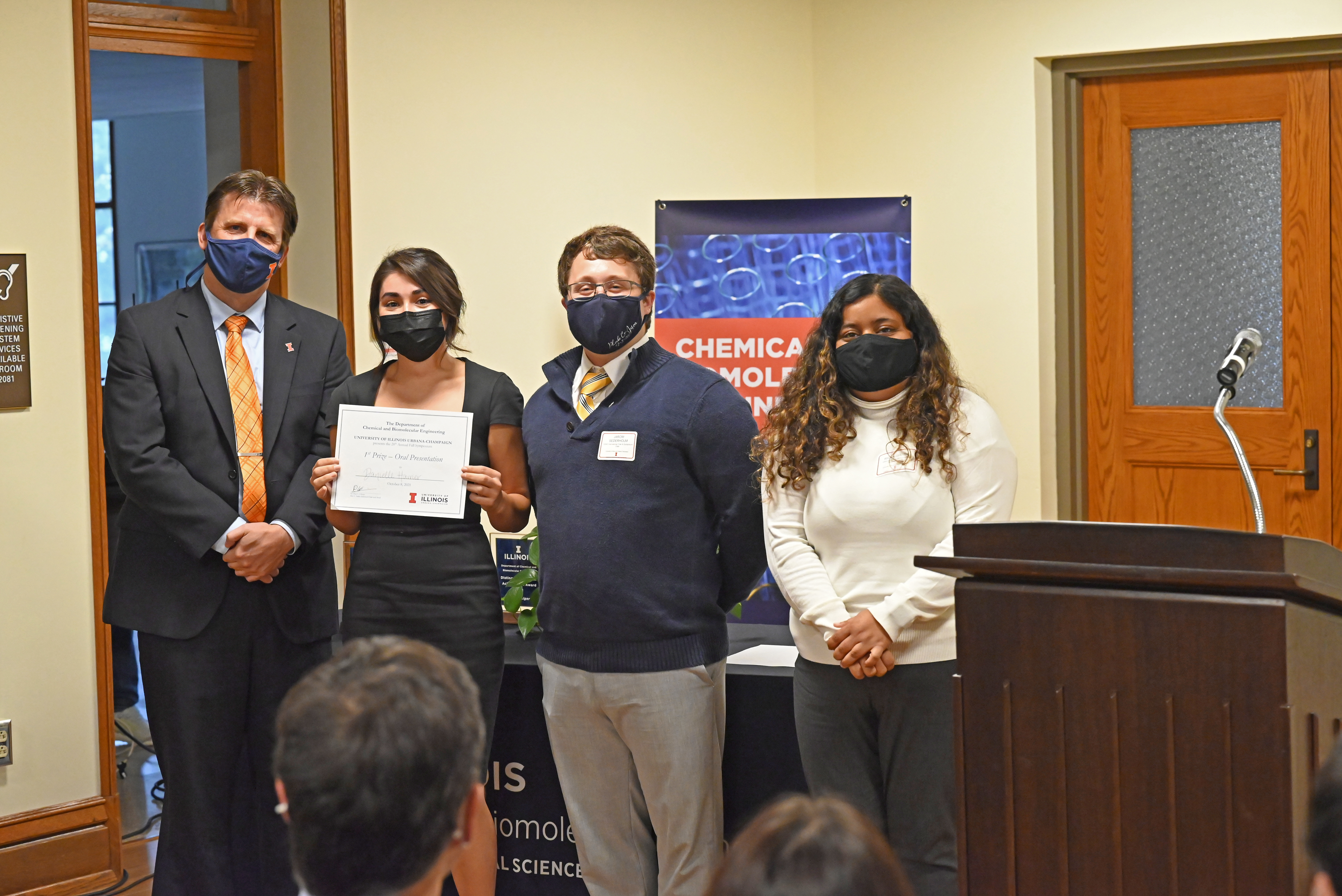 Paul Kenis, Dani Harrier, Jarom Sederholm, and Richa Ghosh