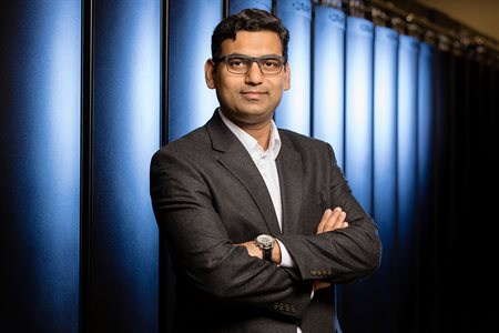 Diwakar Shukla, an associate professor of chemical and biomolecular engineering, introduced molecular dynamics simulation to complement the advanced microscopy used to complete this research.