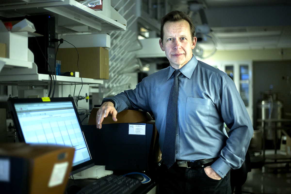 Nicholas Kotov, a professor chemical engineering at the University of Michigan and study co-author. Photo courtesy Joseph Xu, Michigan Engineering Communications and Marketing