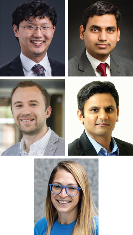 Left to right, top to bottom: Xiao Su, Diwakar Shukla, Alexander Mironenko, Prashant Jain, Michelle Calabrese