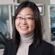 Professor Ying Diao in her lab